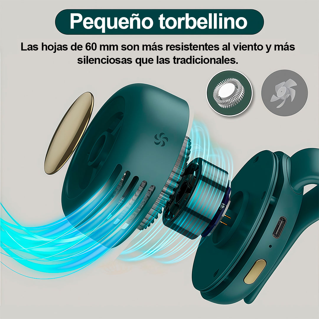 Mini ventilador con clip
