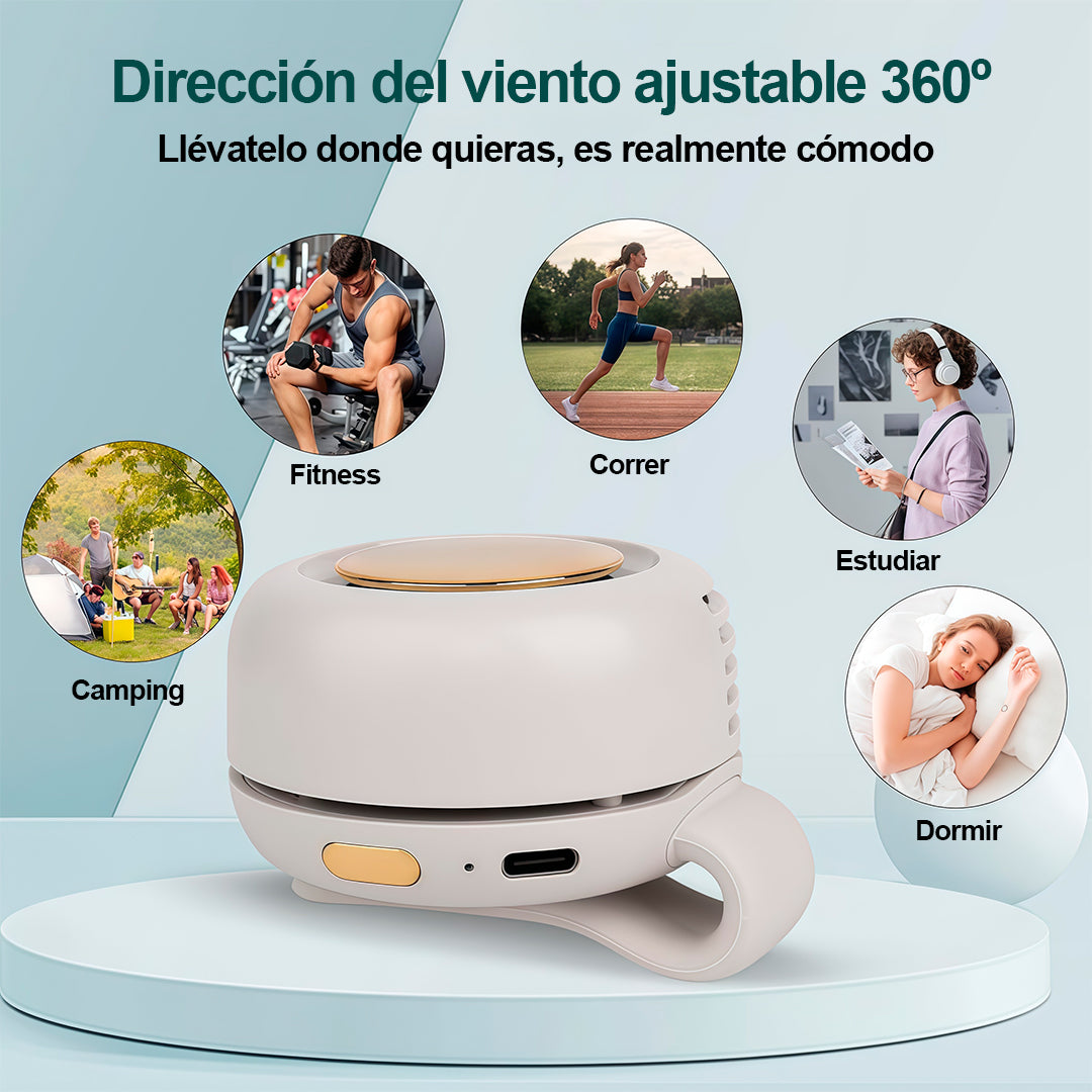 Mini ventilador con clip